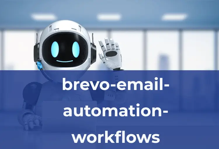 Brevo automation workflow sending follow-up emails to new subscribers.