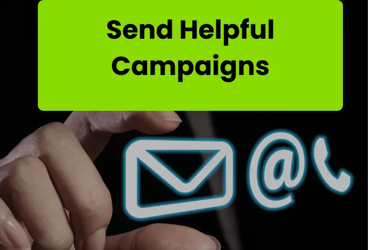 email campaign in Brevo using a drag and drop editor